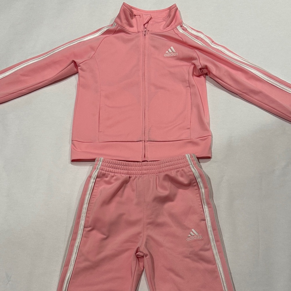 Adidas Soft Pink Tracksuit